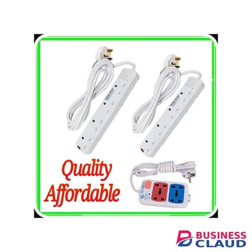 Power King Affordable 2Pcs 4 way Extensions+ 2 way Extension Cable