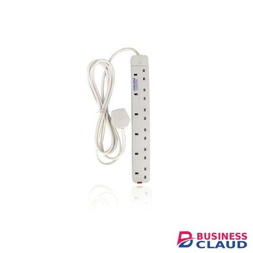 Power King High Quality 6 Way Extension Cable,13A,3m Long Cable -Approved
