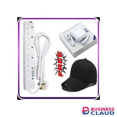 Power King 6 Way Extension Cable (Long Cable)//6Way + FREE Smart Baseball Men/Ladies Cap And Earbuds