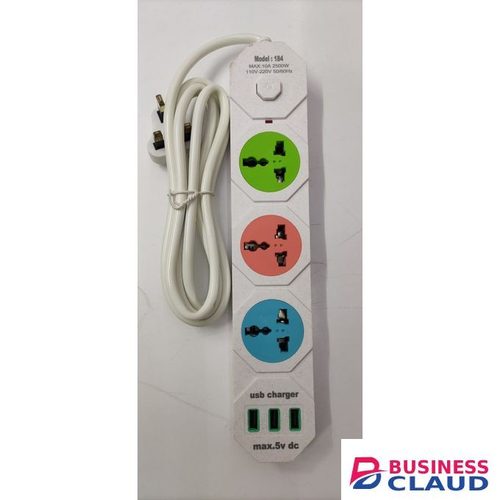 3 Usb Charging Ports 3 Way Extension Cable