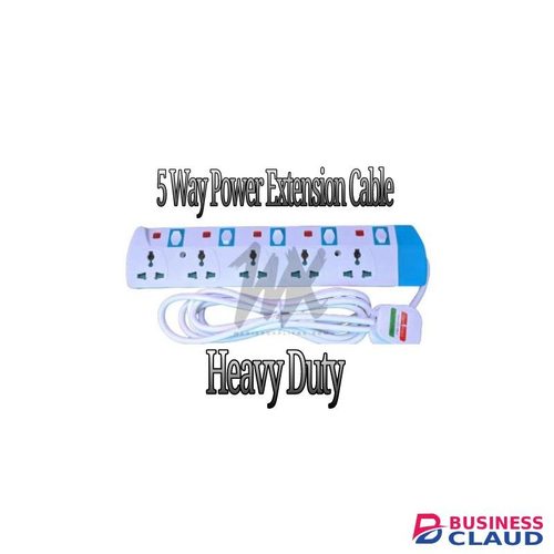Power King 5 Way Heavy Duty Extension Universal Ports-Travel/Office/Home/kinyozi/Saloon