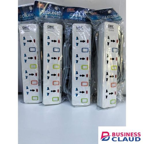 21 G GUOKANG 4-Way Power Extension - Individual Color-Coded Switches - Heavy Duty - 699