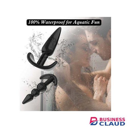 RUNSONE 4pcs Pack Anus Plugs Silicone Butts Dildo Ana Beads Trainer Sensuality Sex Toys Gifts for Men Women Adult Partner