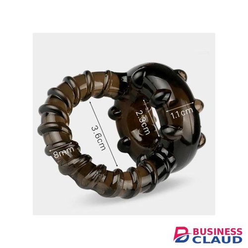 RUNSONE Elastic Penis Ring Male Testicle Restraint Prolonged Adult Intercourse Erection Enhanced Sex Toy for Men