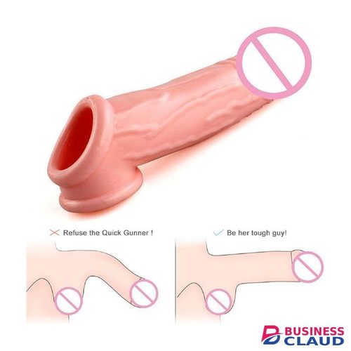 Romantic Male Pe nis Extension Sleeve Reusable Delayed
