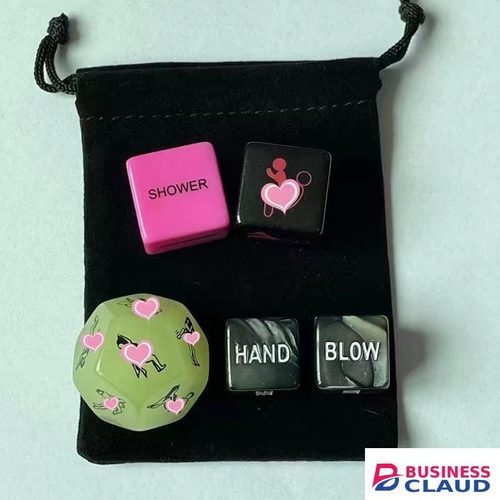 5Pcs/Set Polyhedral Dice Sex Toy - Multi