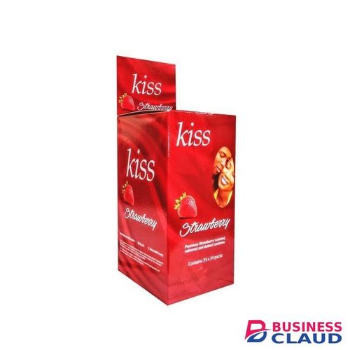 Kiss STRAWBERRY (DOTTED) Condoms 24 X 3