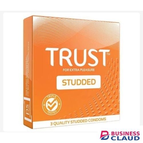 Trust Studded Condoms - 3 Pack (3x3pcs)