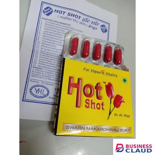 Hot Shot Herbal Ayurvedic For Men Health