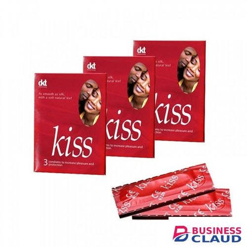 Strawberry -Flavoured Ribbed Condoms (24 Pack)