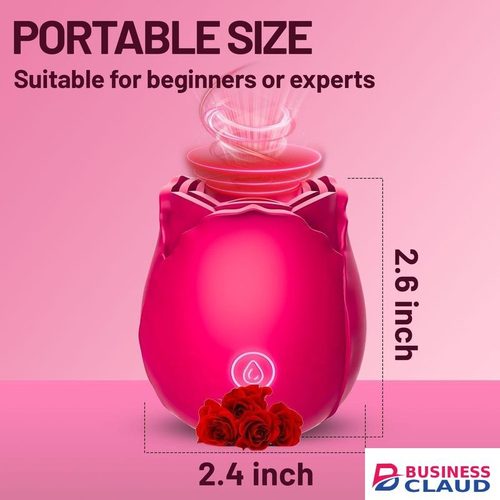 Rose Shape Sucker 2025 New Edition Rose Toy Suction Tool for Women 10 Speed Automatic Electric Machine Adult Bedroom Couple Games - RED