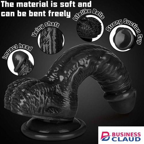 Black Dildo Realistic Silicone Dildos Colorful Monster With Base Cock G-Spot Anal Adult Sex Toy