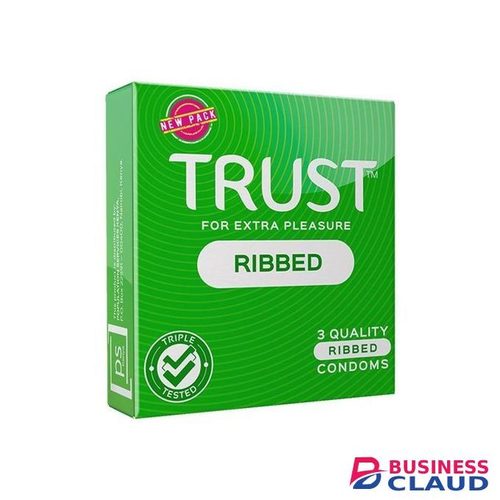 Trust Condoms Are Thin And Ribbed, With Extra Lubrication - 24 Pack