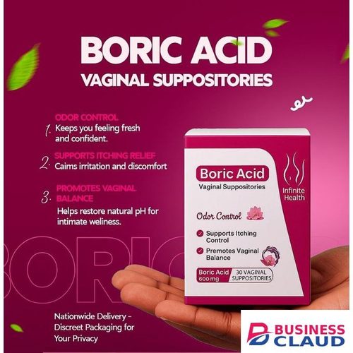 Intimate Health - Boric Acid Vaginal Suppositories