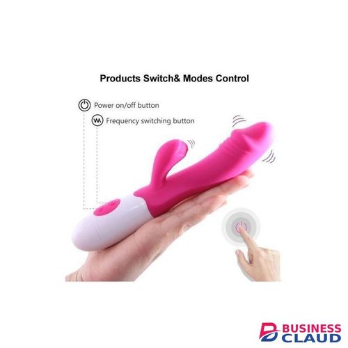 G spot Rabbit SILICON Vibrator 30 Vibration Models Double Stimulation Sex Toys Dildo for Women Masturbation RIBBED