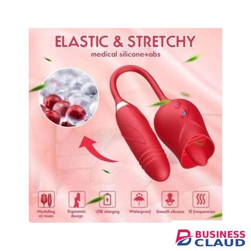 Rose 2 in 1 Vibratory dildo