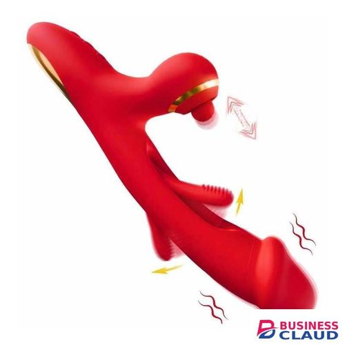 3 in 1 Women clitt tapping Sex Dildo Stretching Vibration Rabbit Vibrator G Spot Stimulation Female Tongue Sucking tapping Rabbit Vibrator