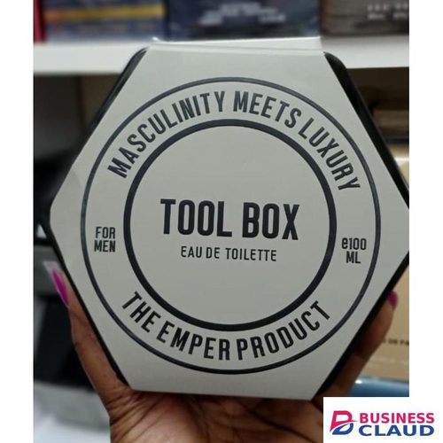 Tool Box Masculinity meets luxury perfume 100ml +FREE 15ML PERFUM
