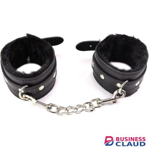 Sexy Fluffy Handcuffs - Adult Handcuffs Fluffy - Fluffy Black Sex Hand Cuffs - BDSM Set Handcuffs Fluffy Bracelet Adjustable Sex Bondage Restraints Set Hoodies Black