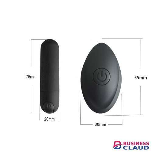 Wearable Remote Control Panty Vibrator Egg Massager Adult Toys For Women- Black