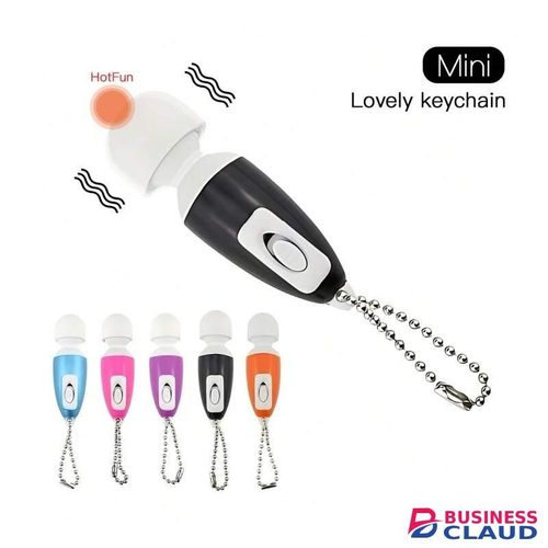Mini Keychain Wand Massagers Clitoris G Spot Vibrator AV Wand Masturbation Vibrating Pocket Sex Toys for Women