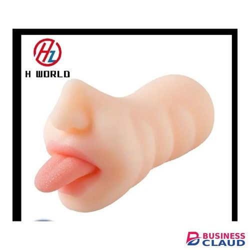 HW Male Masturbator 2 In 1 Male Pocket Vagina Blowjob Strocker With Realistic Mouth Vivid Vagina Soft Sex Dolls Anal Play, Adult Sex Toys For Men Penis Stimulation Pleasure- Flesh
