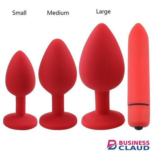 Silicone Anal Plug Jewelry And Bullet Dildo Vibrator Adult Sex Toys