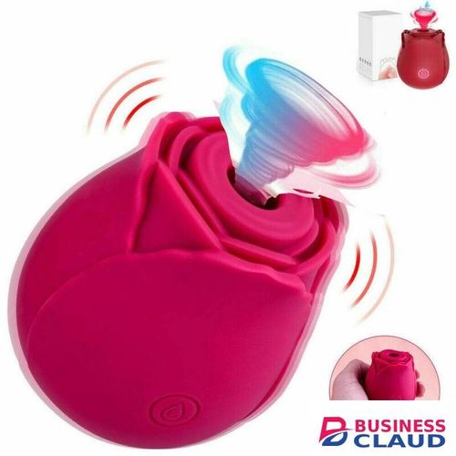 Rose Clitoris Sucking Vibrator Nipples Sucker Oral Stimulator Powerful Waterproof Rechargeable Adult Compact Foreplay Rose Sex Toy Mini Massager Gift For Girlfriend Wife