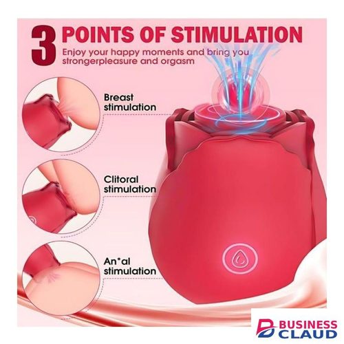 Rose sex toy sucking vibrator for women