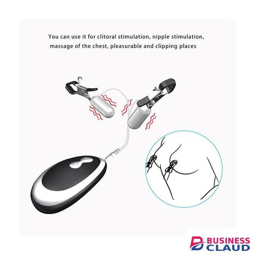 20 Speed Vibrating G Spot Vibrator With Nipple Clamps Clips Adult Sex Toys For Women
