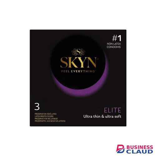 SKYN Elite Ultra Thin & Ultra Soft Latex Free Condoms 3s