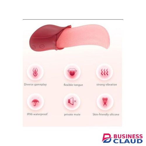 10 Speeds Rose Sex Toy for Women Realistic Licking Tongue -Vaginal & Anal Play- Clitoral & G Spot Stimulation with Nipple & Breast Massager - Perfect for Masturbation & Couples