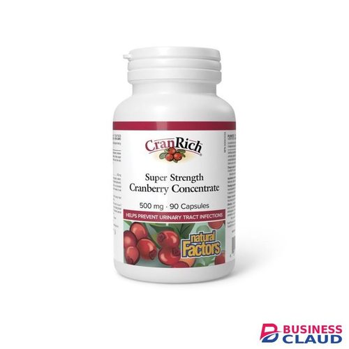Natural Factors CranRich Super Strength Cranberry Concentrate 500 mg