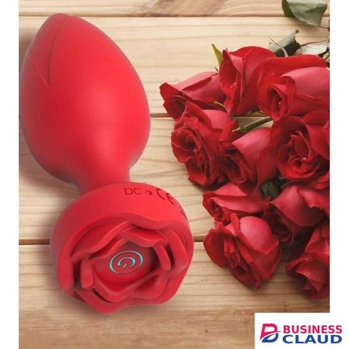 Rose Toy Anal Vibrator Dildo Butt Plug Vibrator Sex Toys for Men Women Remote Control G-Spot Anal Vibrator Prostate Massager