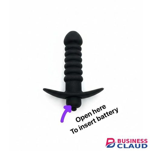 Soft silicon anal butt massager vibrator