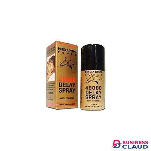 48000 Delay Spray Helps Overcome Premature Ejaculation and Increase Stamina, Deadly Shark Delay Spray For Men With Vitamin E