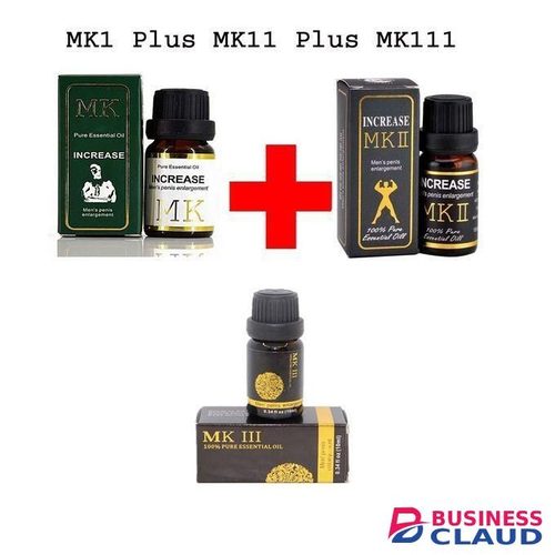 MK 3PIECES MK1+MK11+MK111 Penis Enlargement Essential Oil Men's Enlargement