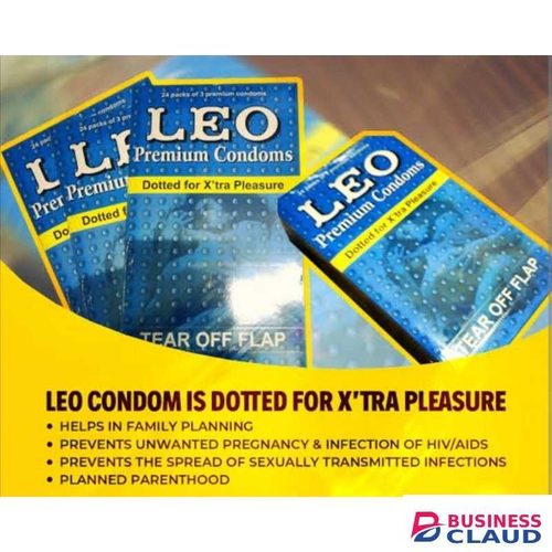 Leo Premium Condoms - Dotted (3 packets ) = 9 condoms