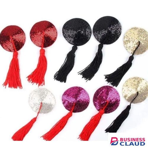 1 Pair Sexy Women Ladies Lingerie Tassel Breast Bra Nipple Cover Pasties Stickers