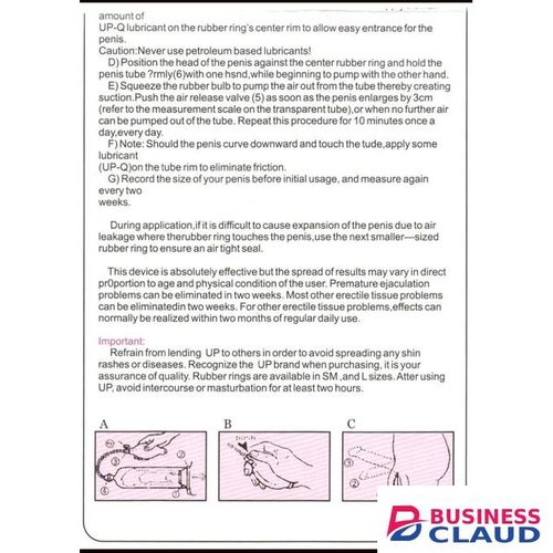 RUNSONE Basic Manual Penis Vacuum Pump Extender Air pressure Enlarger Device for Male Erection