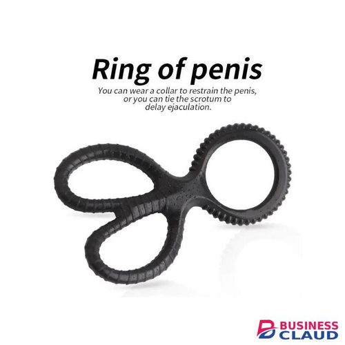 Scissors Shape Cock Ring 3 Penis Rings Male Delay Ejaculation Adult Toys Stimulators Silicone Penis Sex Toys for Men