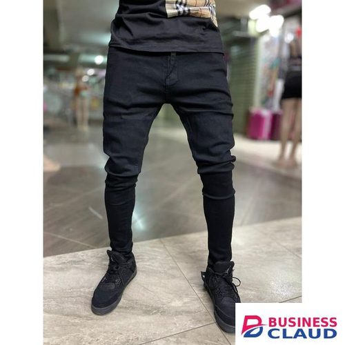 Men's jeans/ Denim jeans/ plain jeans/ Slimfit jeans - BLACK JEANS