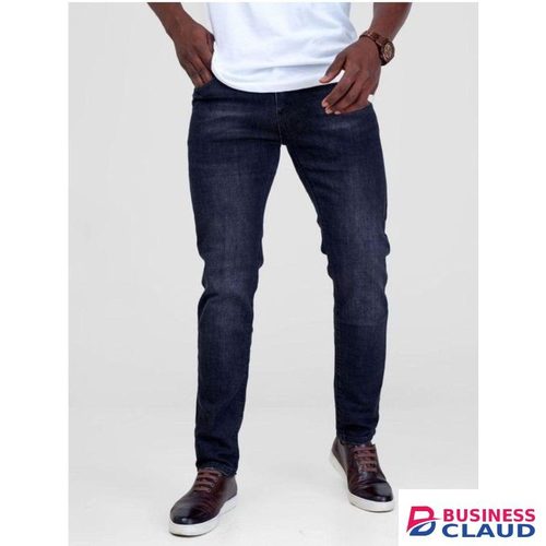 Men Black Wash Denim Jeans