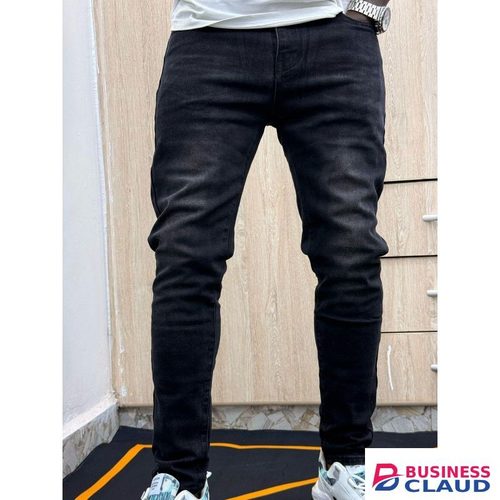 Non-fade Black Wash Denim Jeans