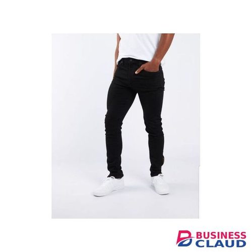 Men Slim Fit Jeans Black