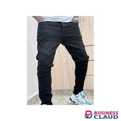 Denim Balmain Slim Fit Mens Jeans BLACK #004