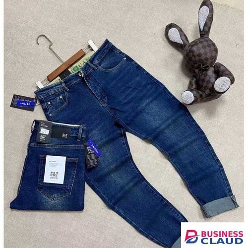 Fashion And Style Navy Blue Denim Jeans