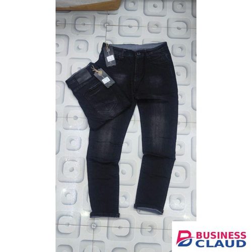 Black Washed Slim Fit Comfortable Jeans