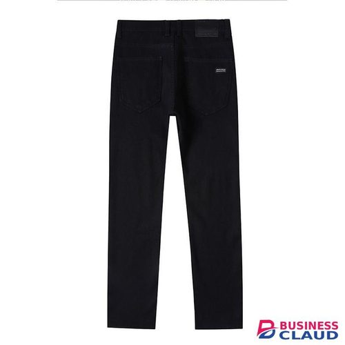 Mens Jeans Slim Fit Skinny Black Denim Long Pants