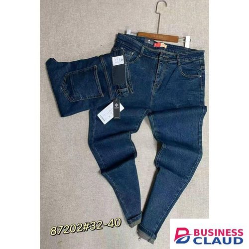 Fashion And Style Men Slim fit Navy blue jeans